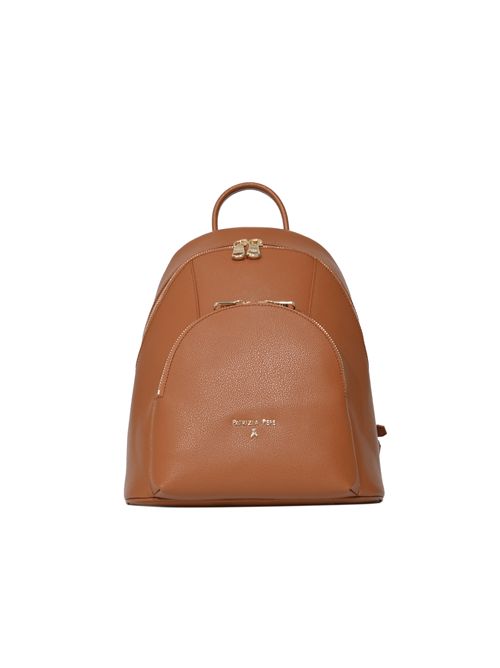 Zaino due zip in pelle Cuoio Patrizia Pepe | 8B0325 L001B111